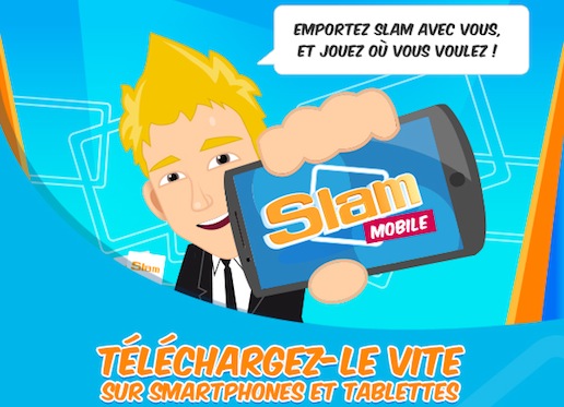 L'application Slam disponible sur mobiles et tablettes !