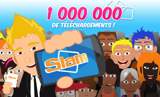 Plus d'un million de téléchargements pour l'application SLAM !